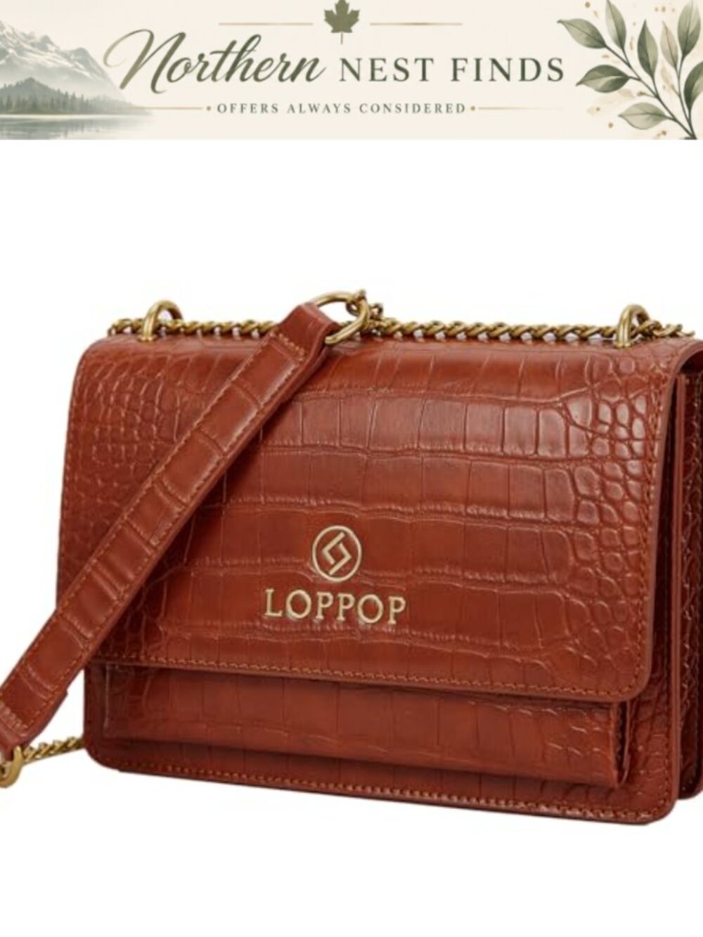 Small Crossbody Bag, Vegan Leather Shoulder Purse for Women